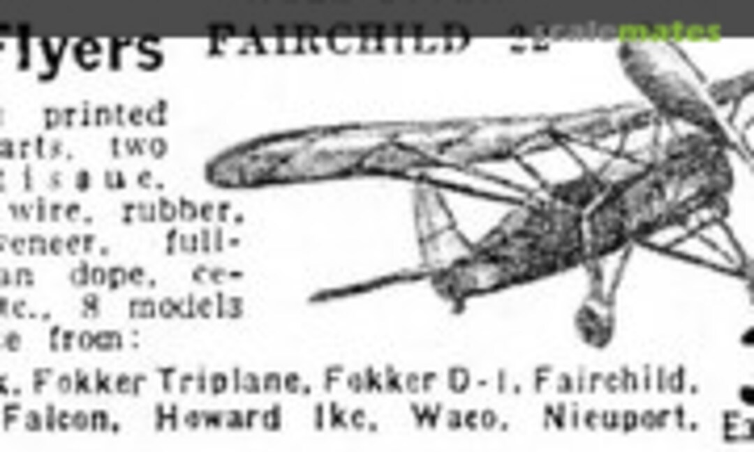 1:25 Fairchild 22 (Construct-A-Plane )