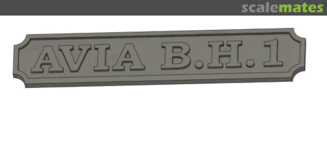 Boxart Decorative label AVIA B.H.1 VZ72008 ViZi models Boxart Decorative label AVIA B.H.1 VZ72008 ViZi models