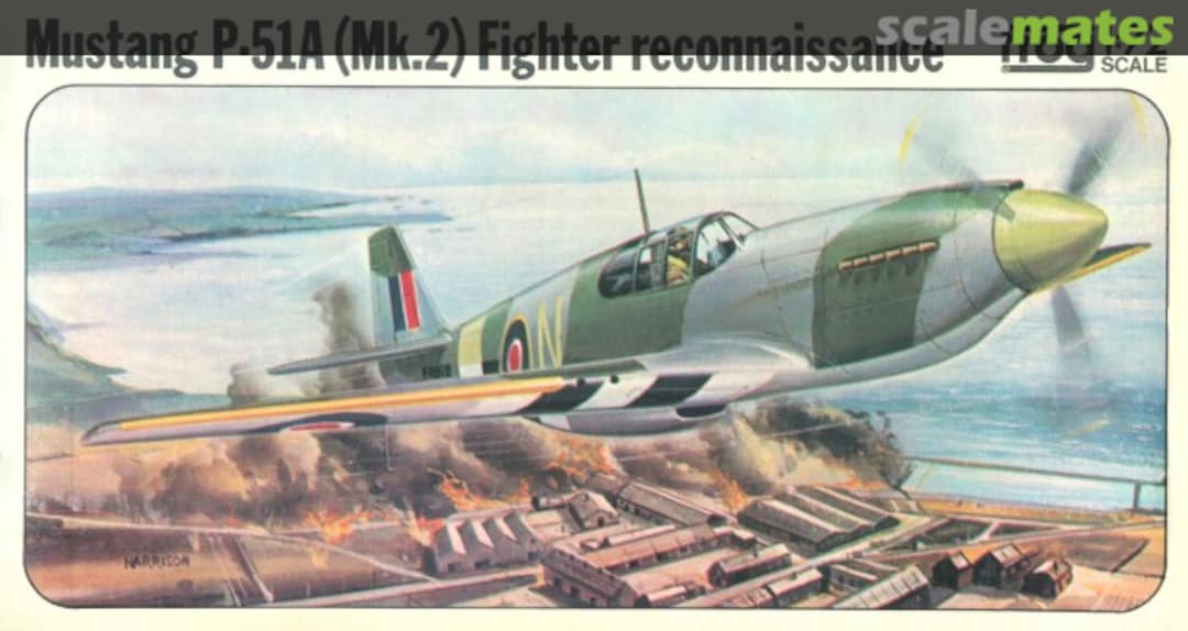Boxart Mustang P-51A (Mk.2) F196 FROG Boxart Mustang P-51A (Mk.2) F196 FROG