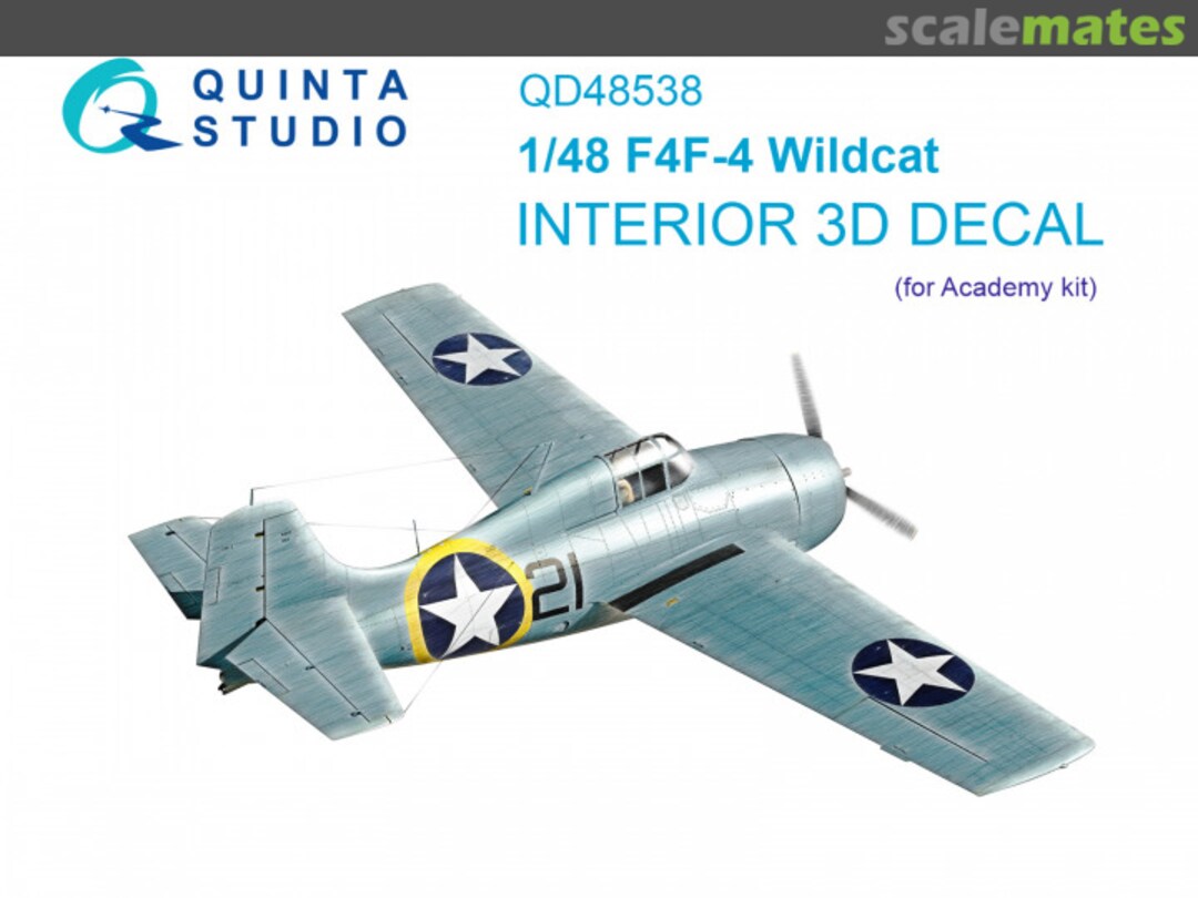 Boxart F4F-4 Wildcat interior 3D decals QD48538 Quinta Studio Boxart F4F-4 Wildcat interior 3D decals QD48538 Quinta Studio