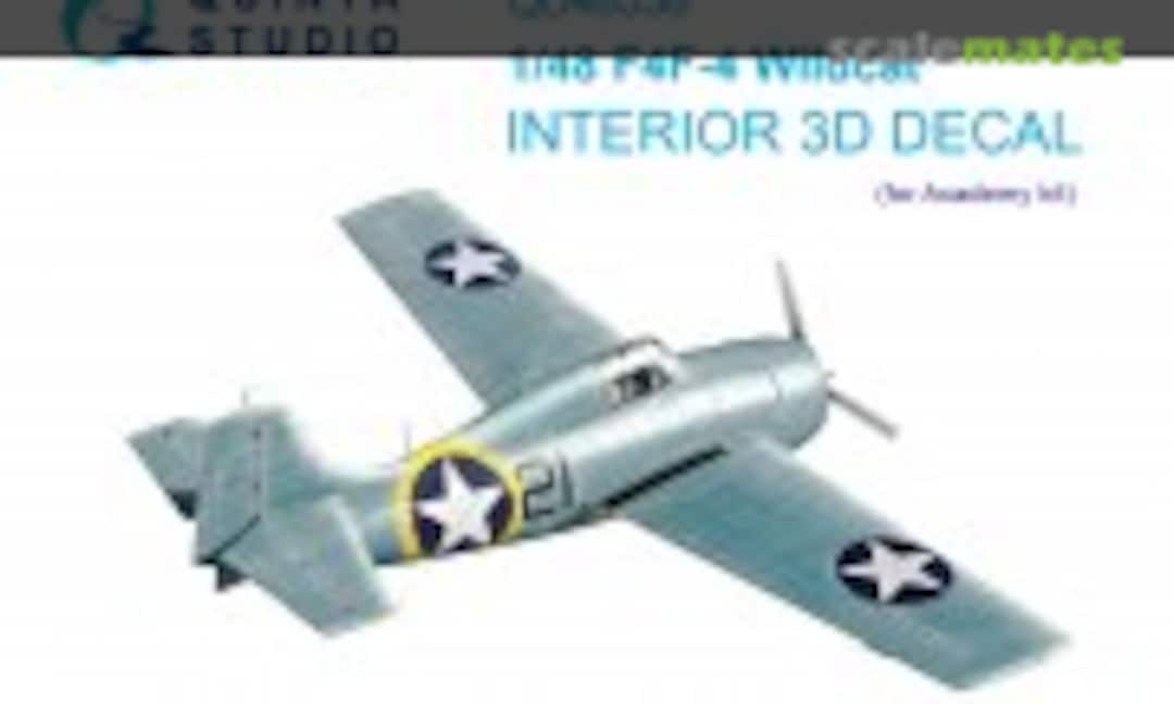 1:48 F4F-4 Wildcat interior 3D decals (Quinta Studio QD48538) QD48538