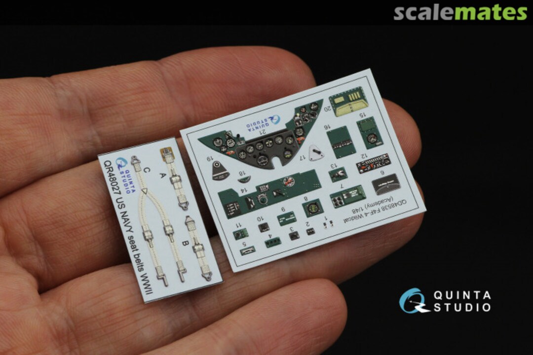 Contents F4F-4 Wildcat interior 3D decals QD48538 Quinta Studio Contents F4F-4 Wildcat interior 3D decals QD48538 Quinta Studio