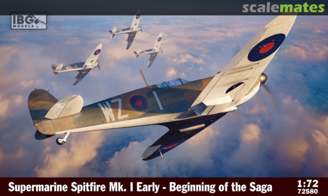 Boxart Supermarine Spitfire Mk. I Early 72580 IBG Models Boxart Supermarine Spitfire Mk. I Early 72580 IBG Models