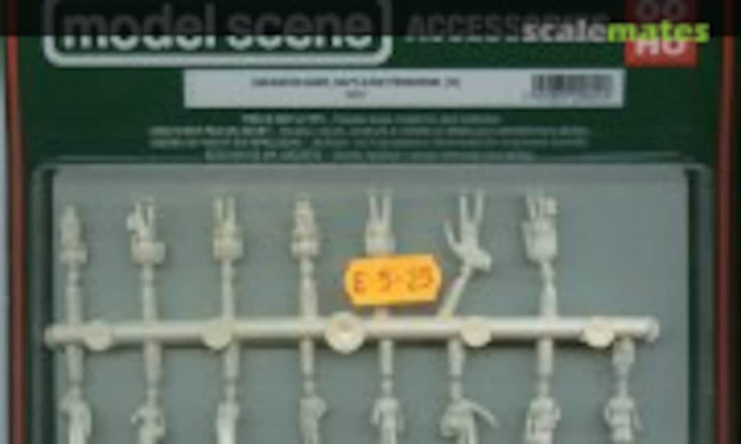 1:76 Unpainted Army, Navy & RAF Personnel (Model Scene (Peco) 5201) 5201