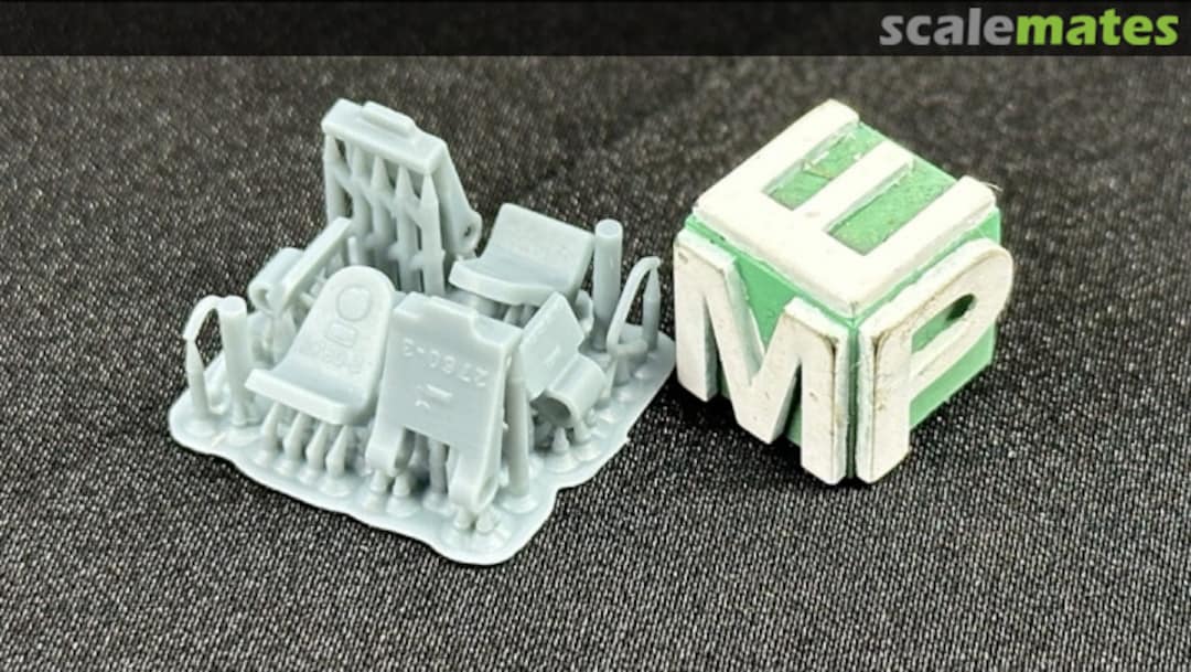 Boxart Tiger I spare track holder - late 16041427 EMP3d Boxart Tiger I spare track holder - late 16041427 EMP3d