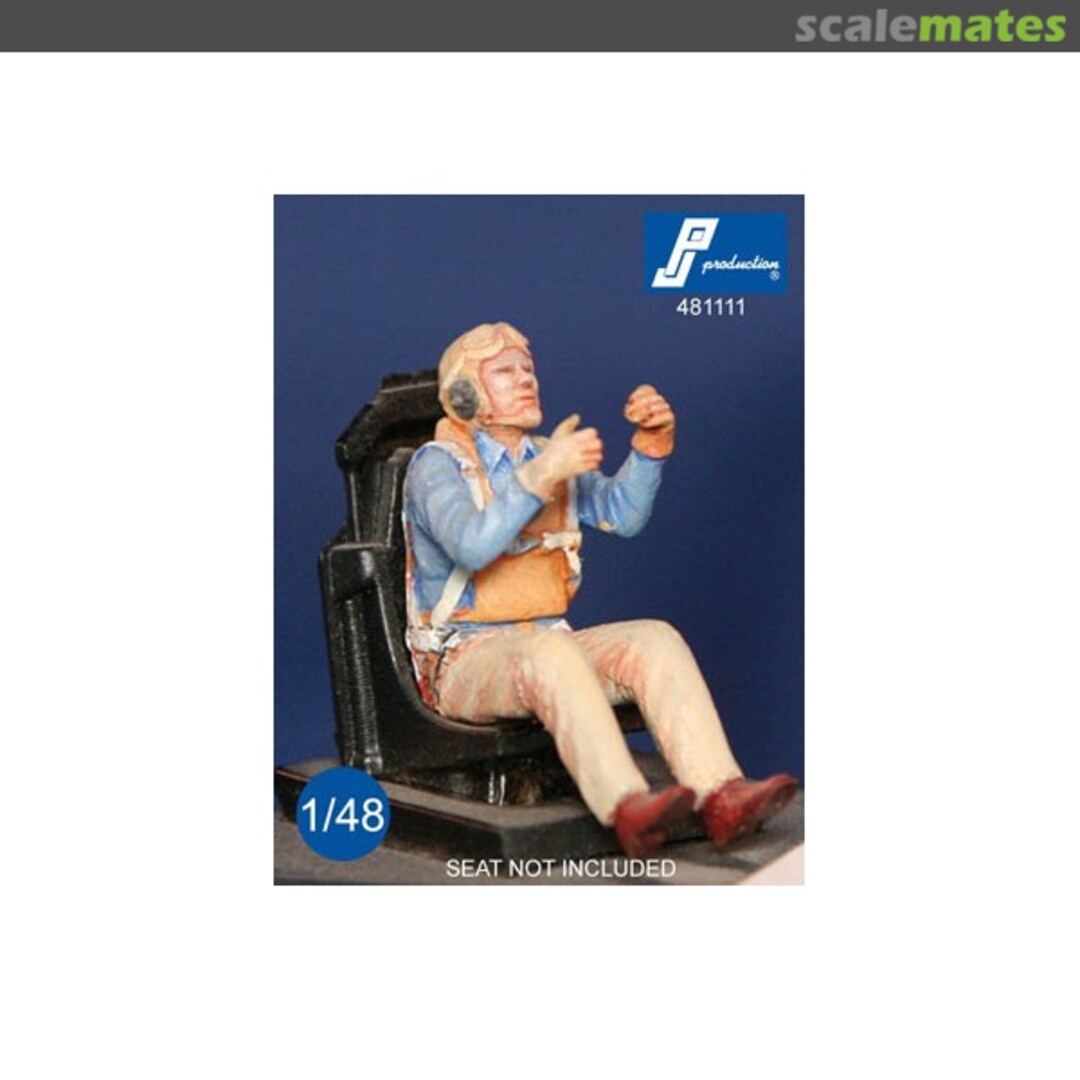 Boxart US Navy Gunner seated in a/c (WWII) 481111 PJ Production Boxart US Navy Gunner seated in a/c (WWII) 481111 PJ Production