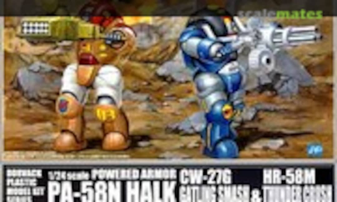 1:24 PA-58N Halk CW-27G Gatling Smash &amp; HR-58M Thunder Crush (Aoshima 043936)