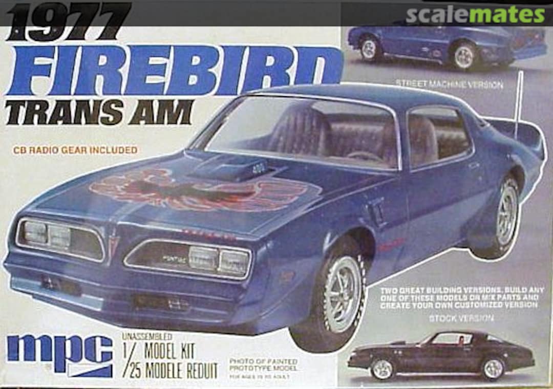 Boxart 1977 Firebird TransAm 1-7715 MPC Boxart 1977 Firebird TransAm 1-7715 MPC