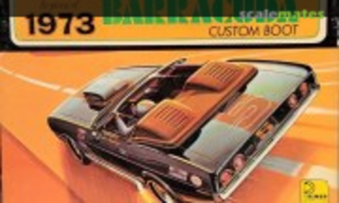 1:32 1973 Barracuda Custom Boot (Palmer Plastics 7303-100)