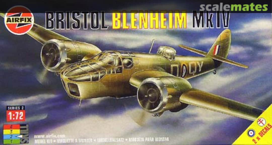 Boxart Bristol Blenheim Mk IV 02027 Airfix Boxart Bristol Blenheim Mk IV 02027 Airfix