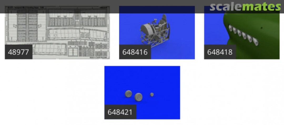 Contents Tempest Mk.V w/ late wheels Essential SIN64856 Eduard Contents Tempest Mk.V w/ late wheels Essential SIN64856 Eduard
