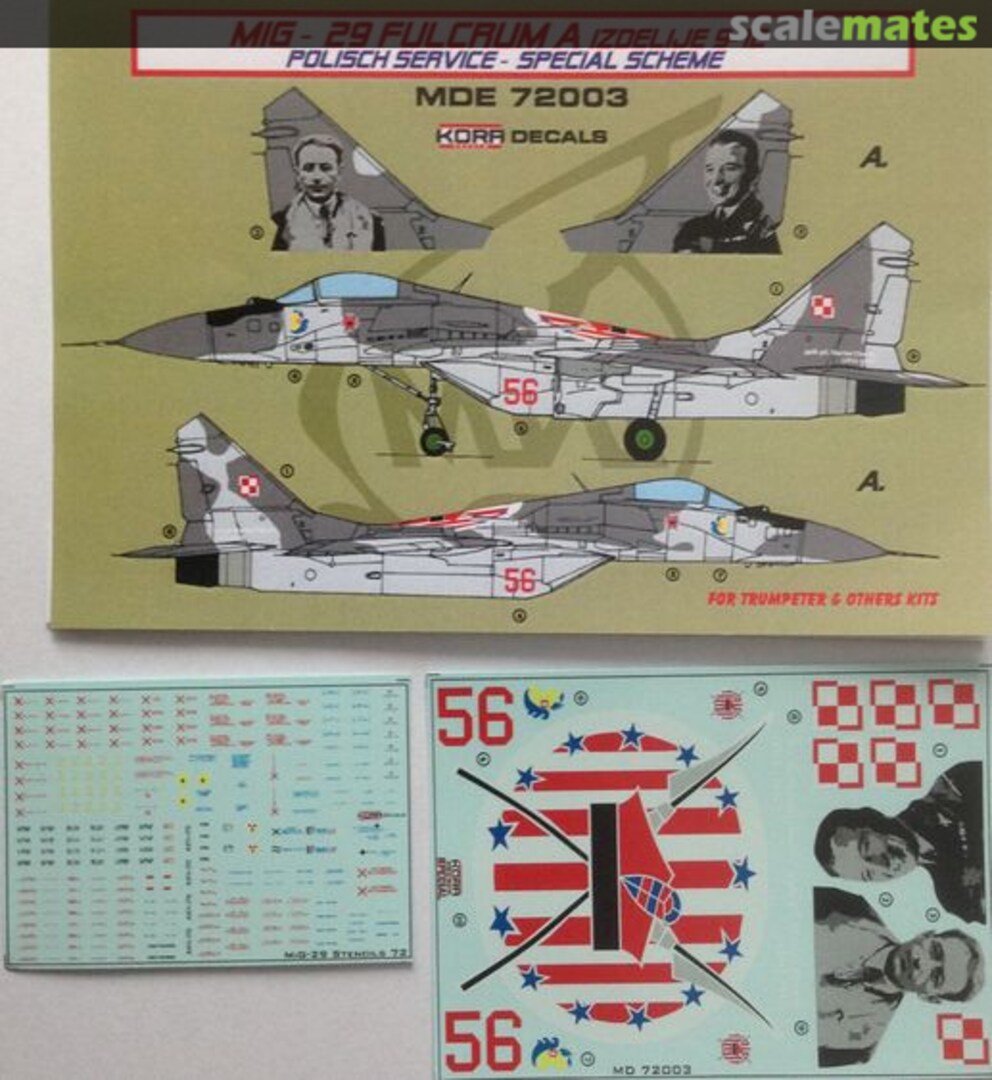 Boxart MiG-29 Fulcrum A MDE72003 Kora Models Boxart MiG-29 Fulcrum A MDE72003 Kora Models