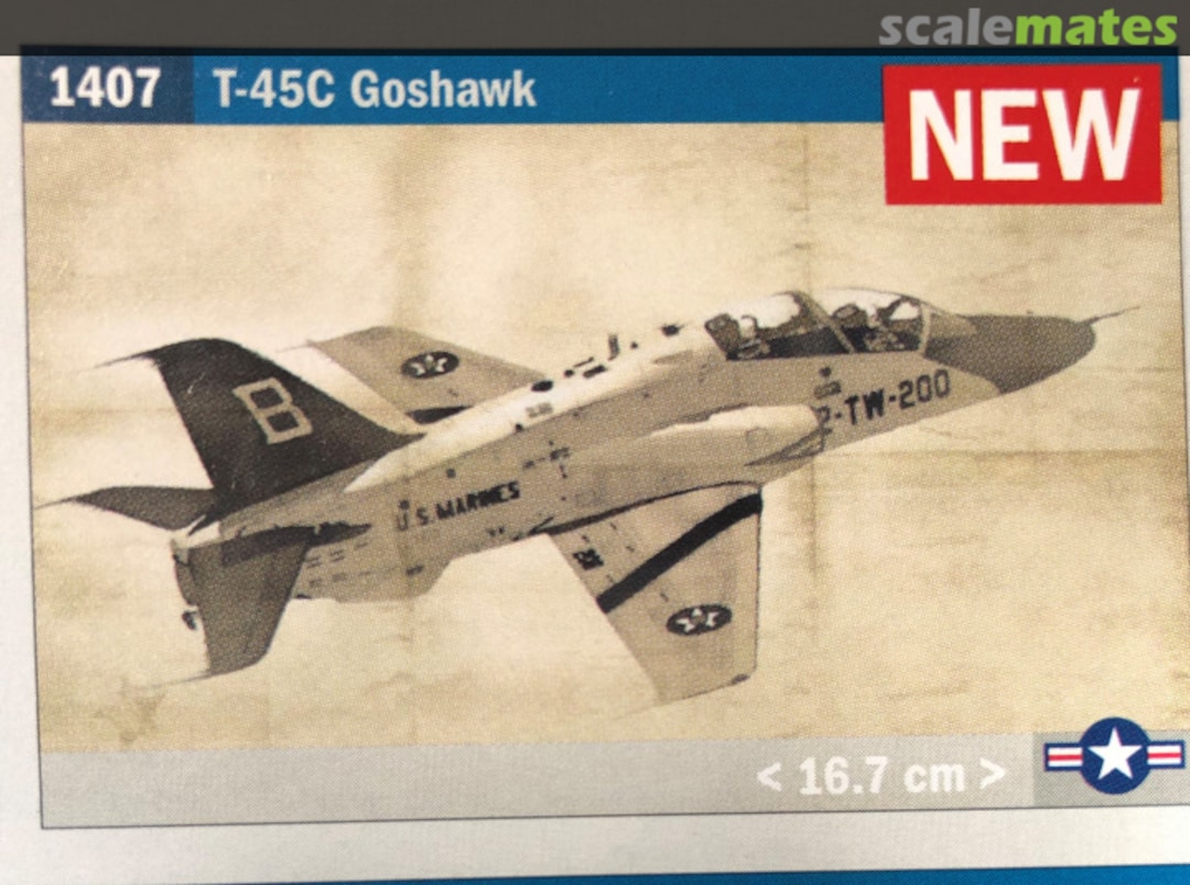 Boxart T-45C Goshawk 1407 Italeri Boxart T-45C Goshawk 1407 Italeri