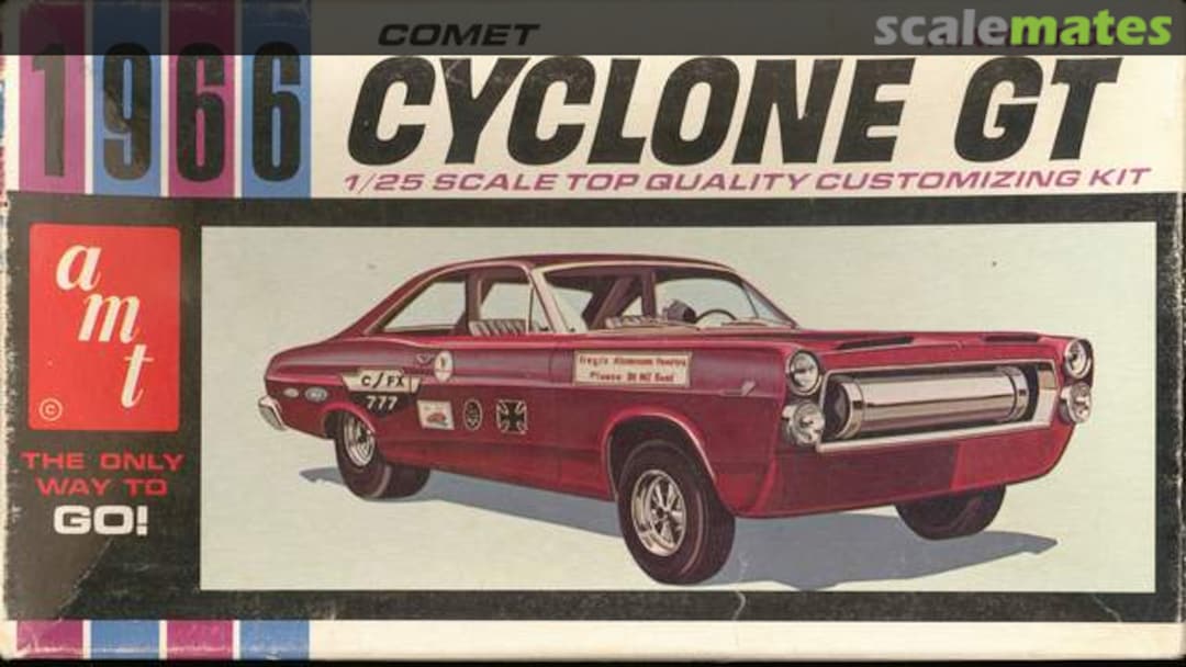 Boxart 1966 Mercury Comet Cyclone 6356-150 AMT