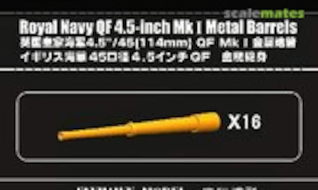 1:700 Royal Navy QF 4.5 inch Mk.I Metal Barrels (FlyHawk Model FH760220) FH760220