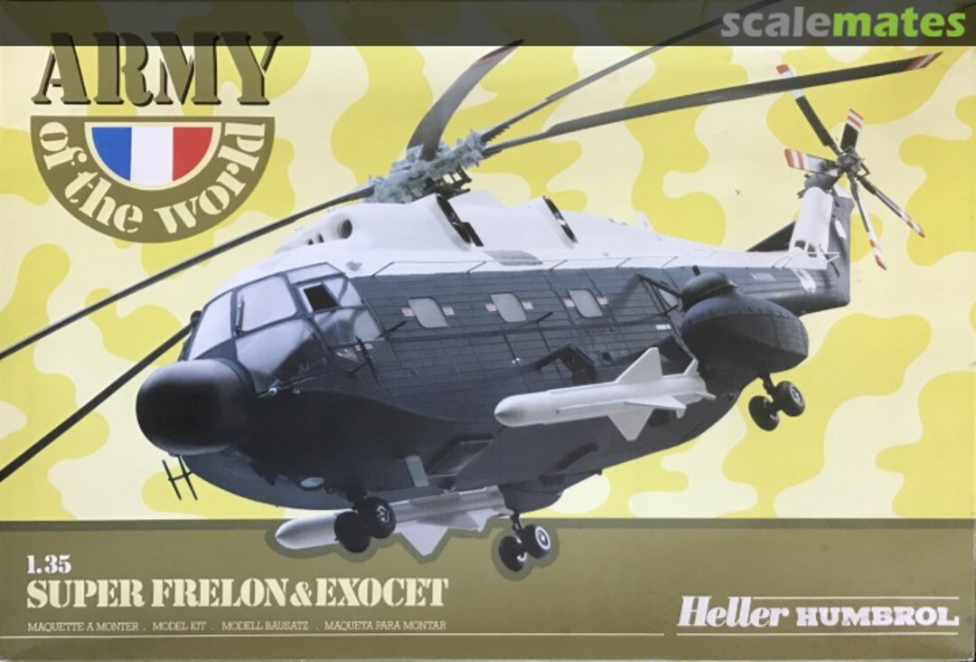 Boxart Super Frelon & Exocet 81196 Heller Humbrol Boxart Super Frelon & Exocet 81196 Heller Humbrol