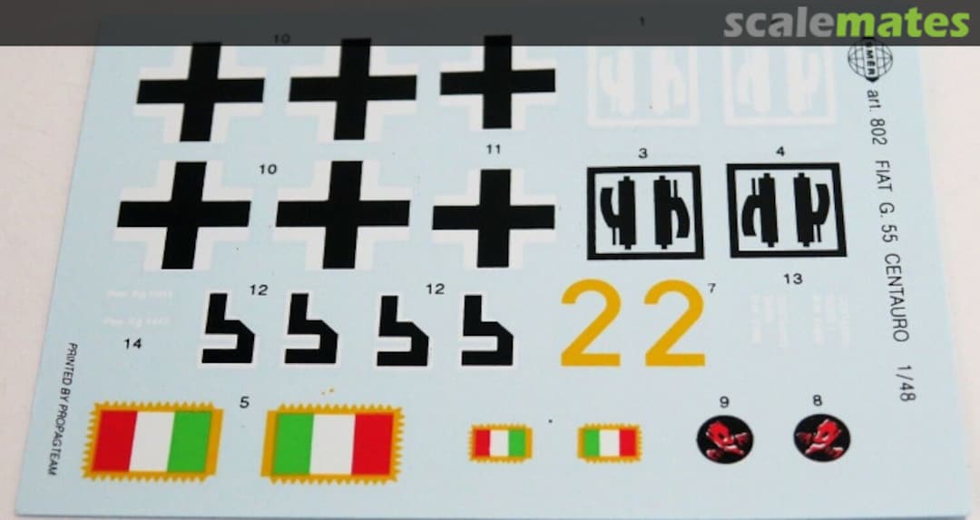 Contents Fiat G.55 0802 Směr Contents Fiat G.55 0802 Směr