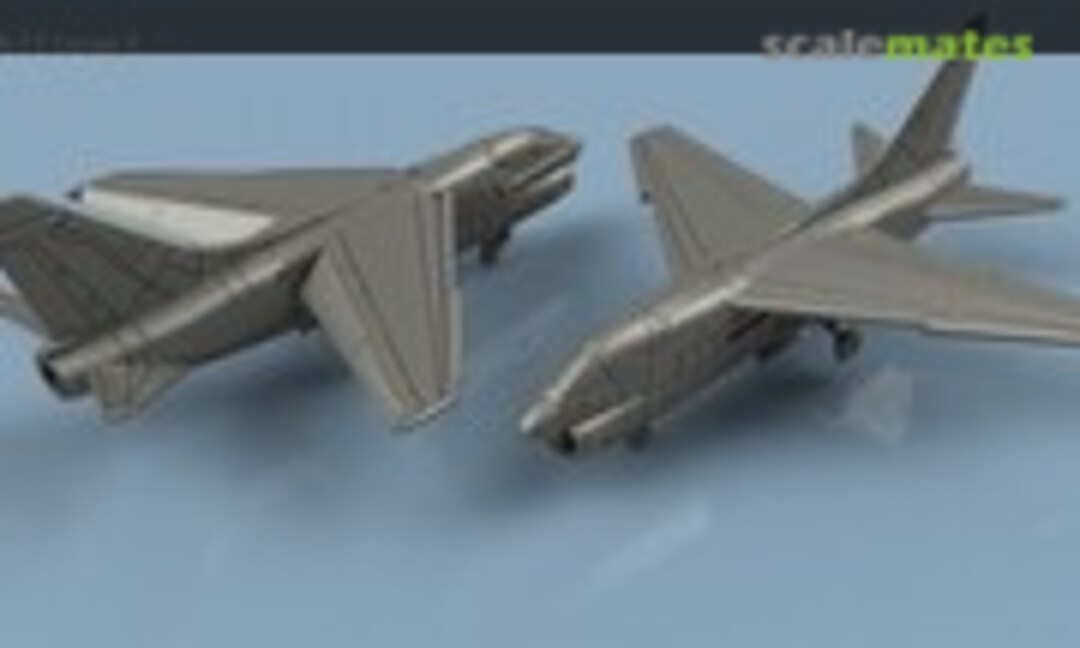 1:700 A-7 E Corsair II unfolded wings (5 planes) (L'Arsenal 3D700142)