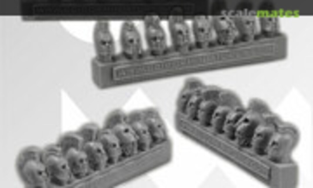 No Spartan Heads (8 pcs) (Scibor Monsterous Miniatures CPHE0001) CPHE0001