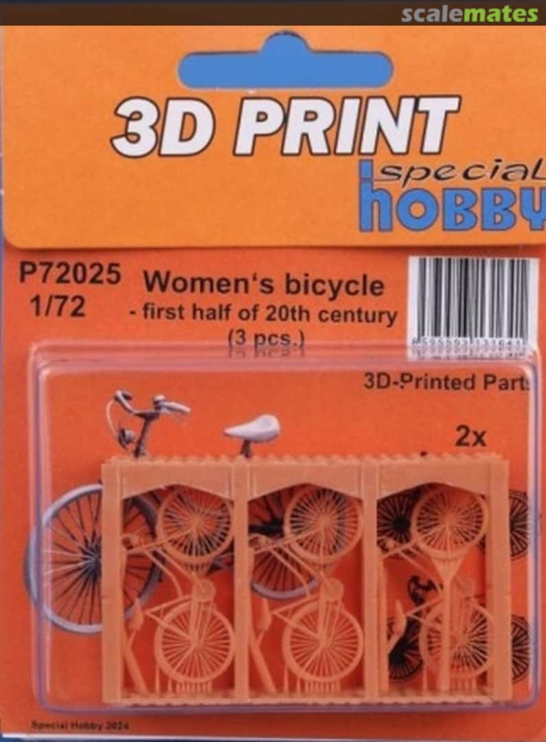 Boxart Women‘s bicycle - first half of 20th century (3 pcs.) P72025 Special Hobby