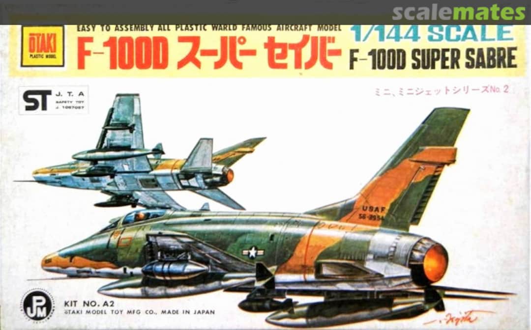 Boxart F-100D Super Sabre A2 Otaki Boxart F-100D Super Sabre A2 Otaki