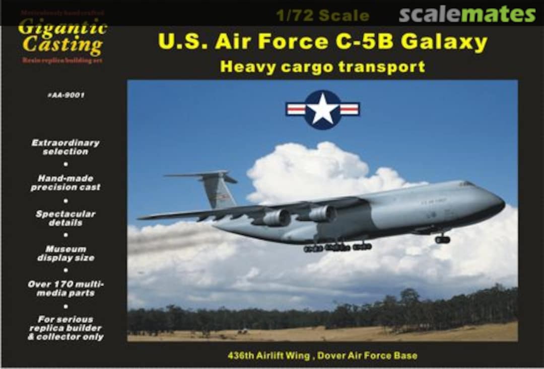 Boxart Lockheed C-5B Galaxy AA-9001 Anigrand Craftswork