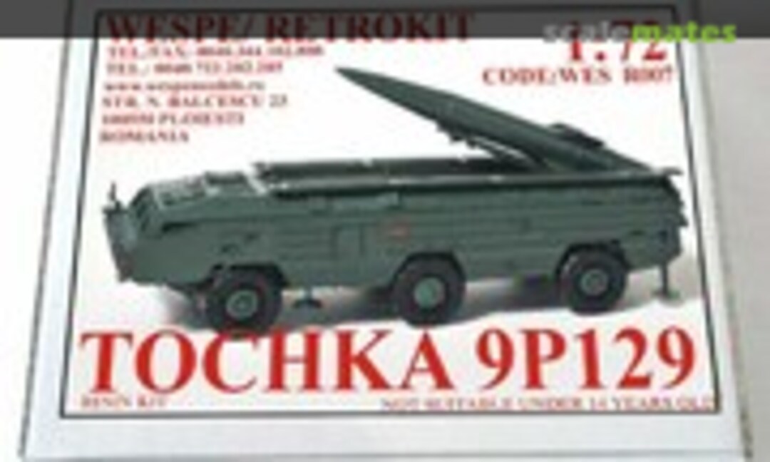 1:72 9P129 TOCHKA (Wespe Models WES R007) WES R007