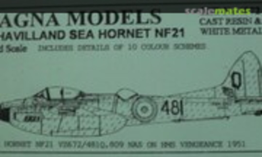 1:72 De Havilland Sea Hornet NF21 (Magna Models 6072)