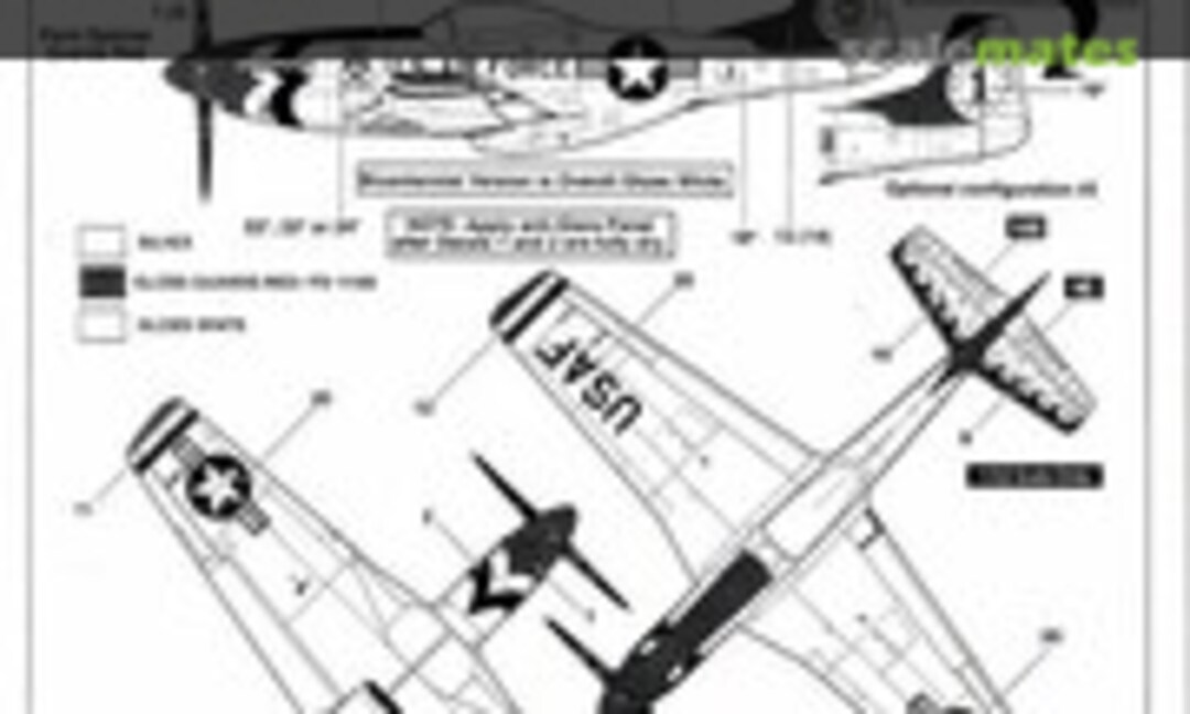 1:32 Thunderbirds P-51D (Warbird Decals 32005) 32005