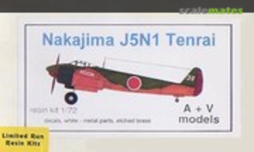 1:72 Nakajima J5N1 Tenrai (A+V Models 72710) 72710