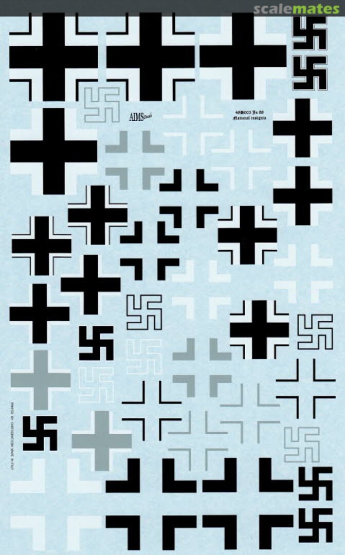 Boxart Ju 88 National Insignia 48D003 AIMS Boxart Ju 88 National Insignia 48D003 AIMS