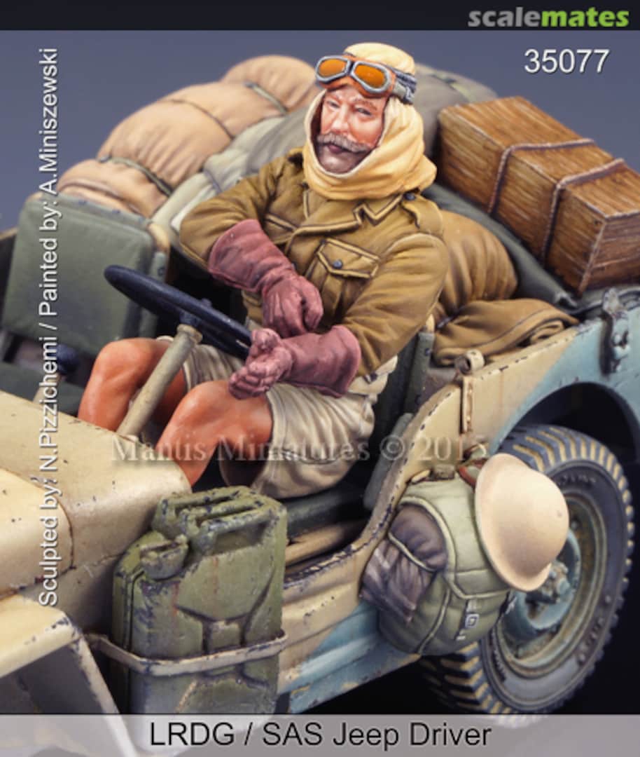 Boxart LRDG/SAS Jeep Driver 35077 Mantis Miniatures Boxart LRDG/SAS Jeep Driver 35077 Mantis Miniatures