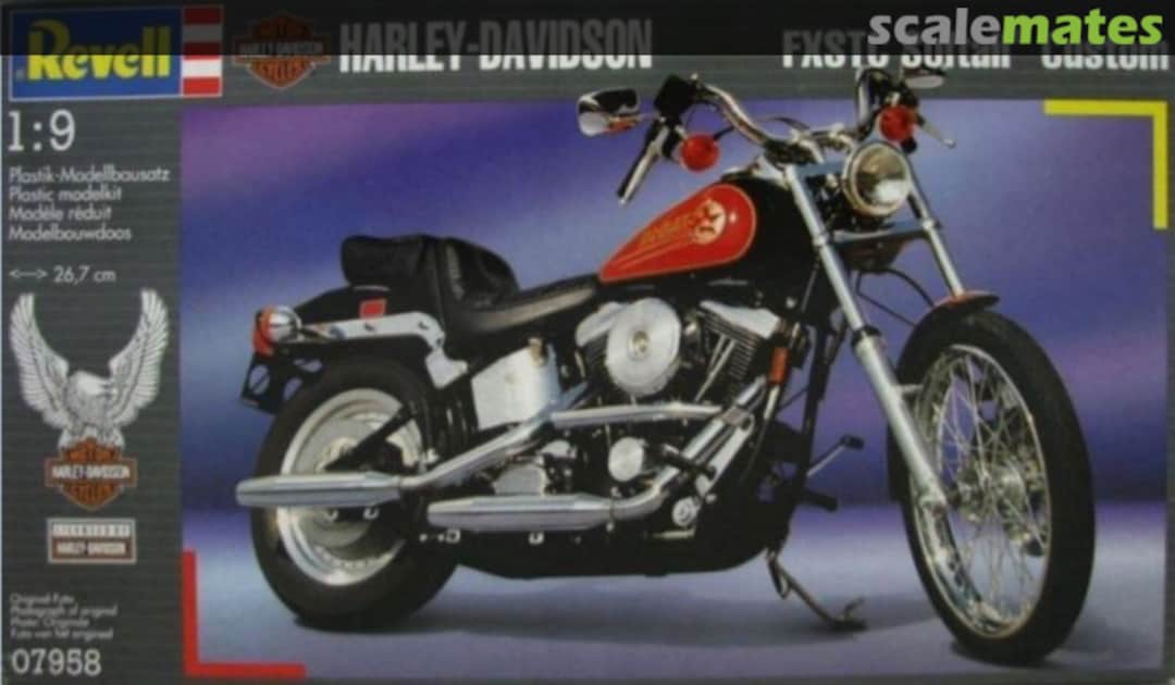 Boxart Harley-Davidson FXSTC Softail Custom 07958 Revell Boxart Harley-Davidson FXSTC Softail Custom 07958 Revell