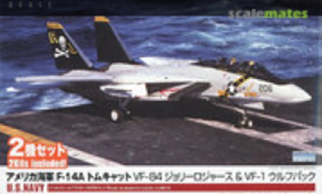 1:144 F-14A Tomcat VF-84 Jolly Rogers &amp; VF-1 Wolfpack (Platz PF-66)