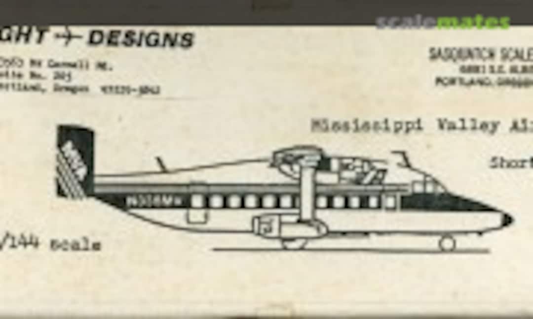 1:144 Short 330 Mississippi Valley (Sasquatch SQ-33) SQ-33