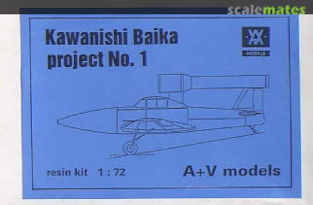 Boxart Kawanishi Baika project No. 1 72380 A+V Models Boxart Kawanishi Baika project No. 1 72380 A+V Models