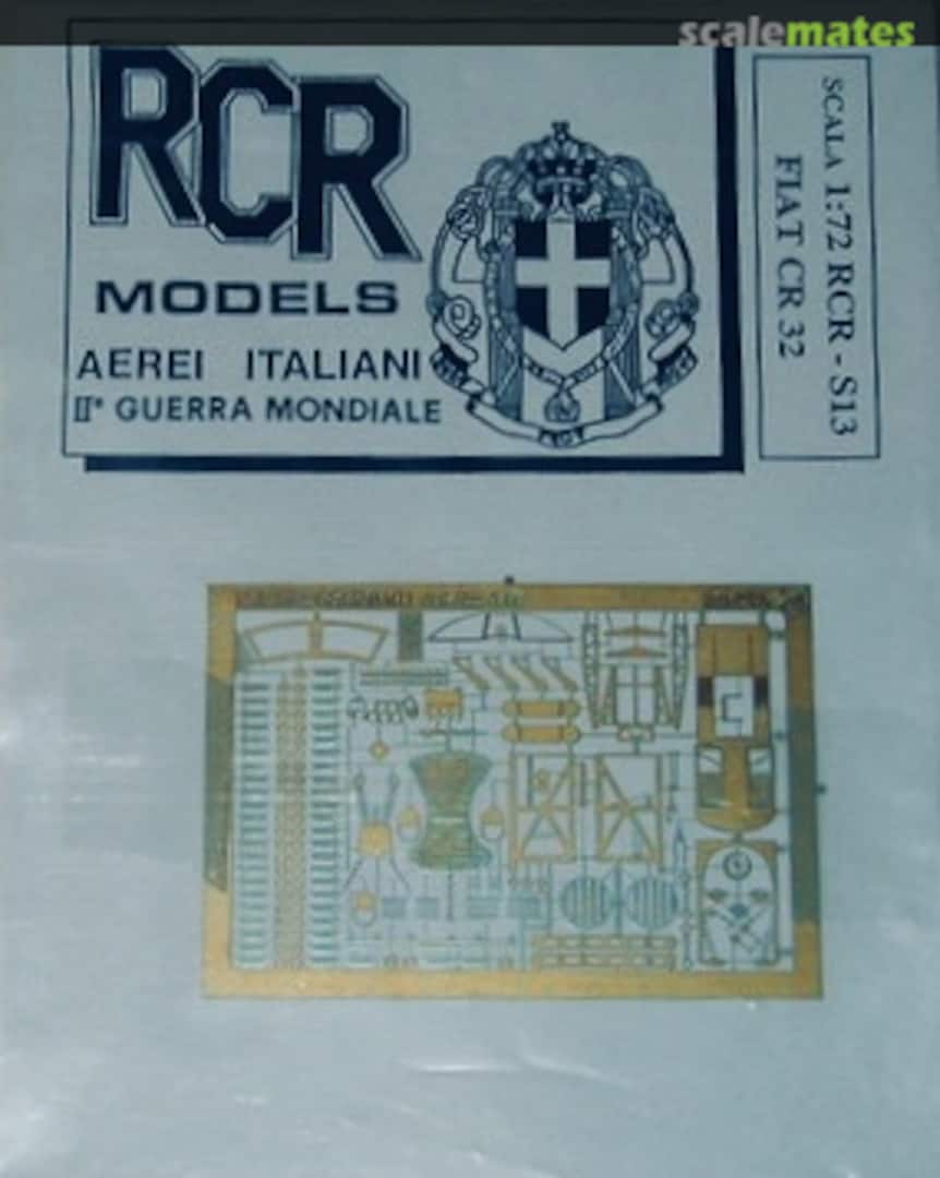 Boxart Fiat Cr.32 RCR-S13 RCR Models Boxart Fiat Cr.32 RCR-S13 RCR Models