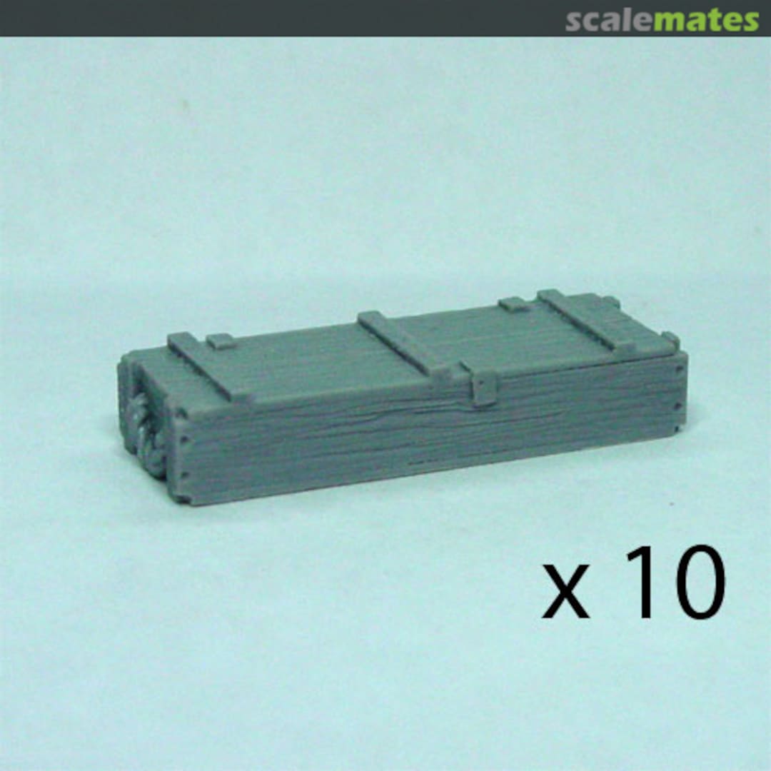 Boxart 105mm ammo crates (10) CS35037 Callsign Models
