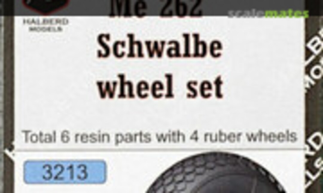 1:32 Me 262 Wheels (Halberd Models 3213) 3213