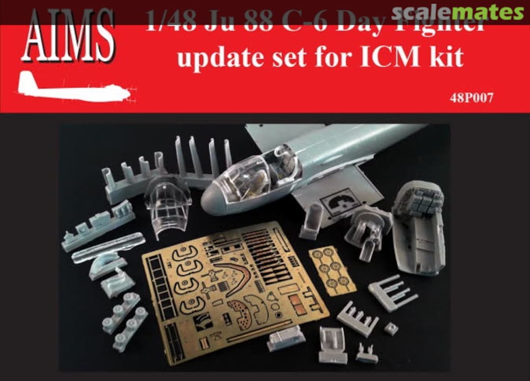 Boxart Ju-88 C-6 Day Fighter update set 48P007 AIMS