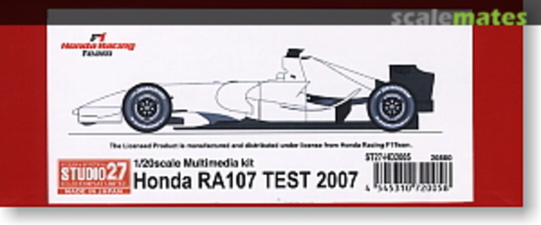 Boxart Honda RA107 ST27-HD2005 Studio27 Boxart Honda RA107 ST27-HD2005 Studio27