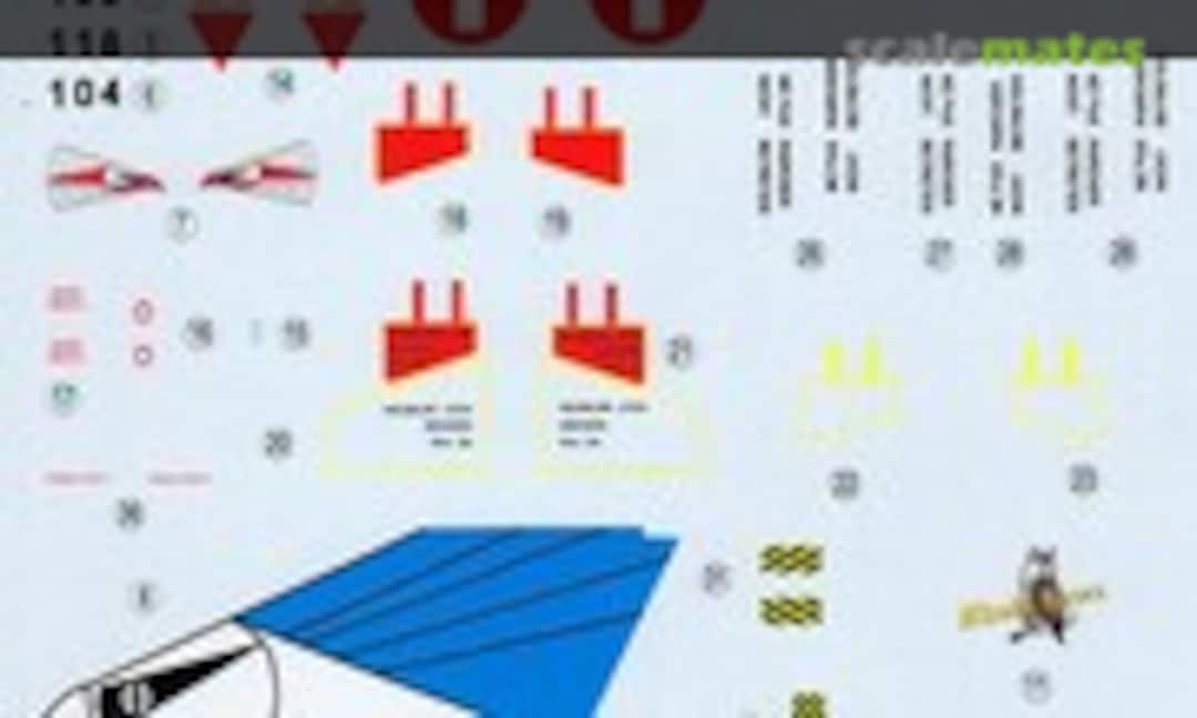 1:48 Mirage III RS (Topkits Decals 48-008) 48-008