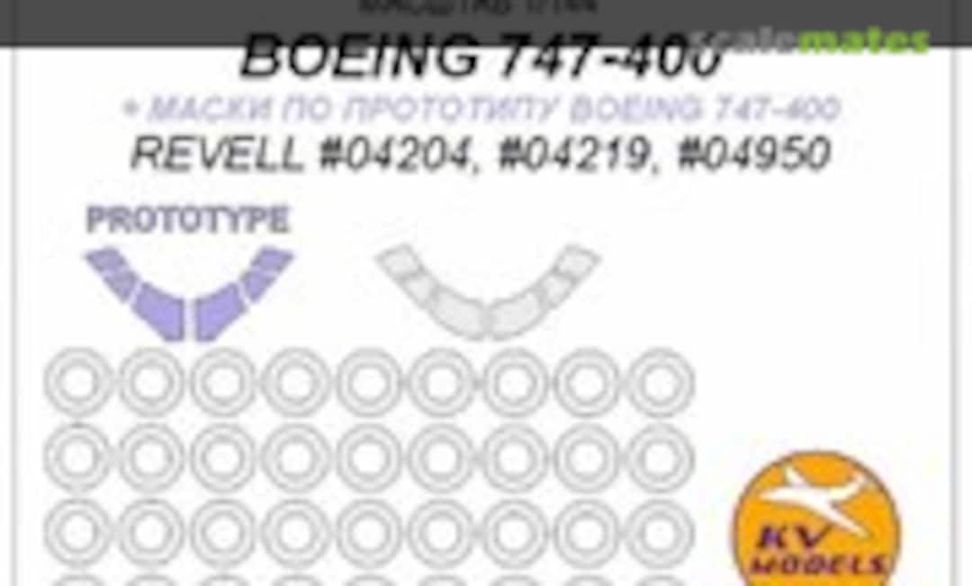 1:144 Boeing 747-400 + Prototype (KV Models 14375) 14375