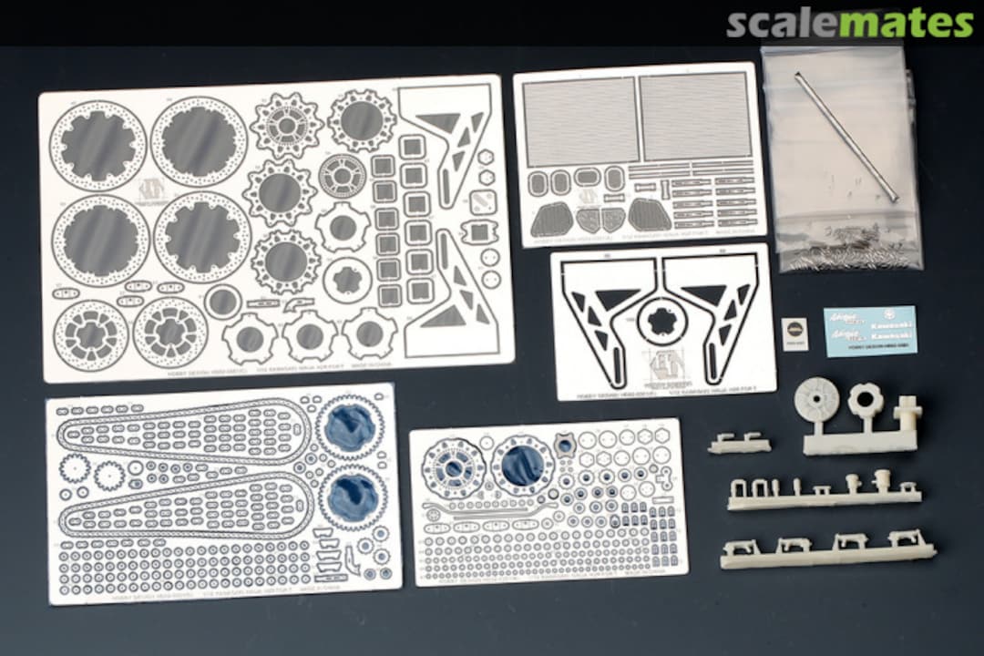 Contents Kawasaki Ninja H2 Carbon detail-up set HD02-0407 Hobby Design Contents Kawasaki Ninja H2 Carbon detail-up set HD02-0407 Hobby Design
