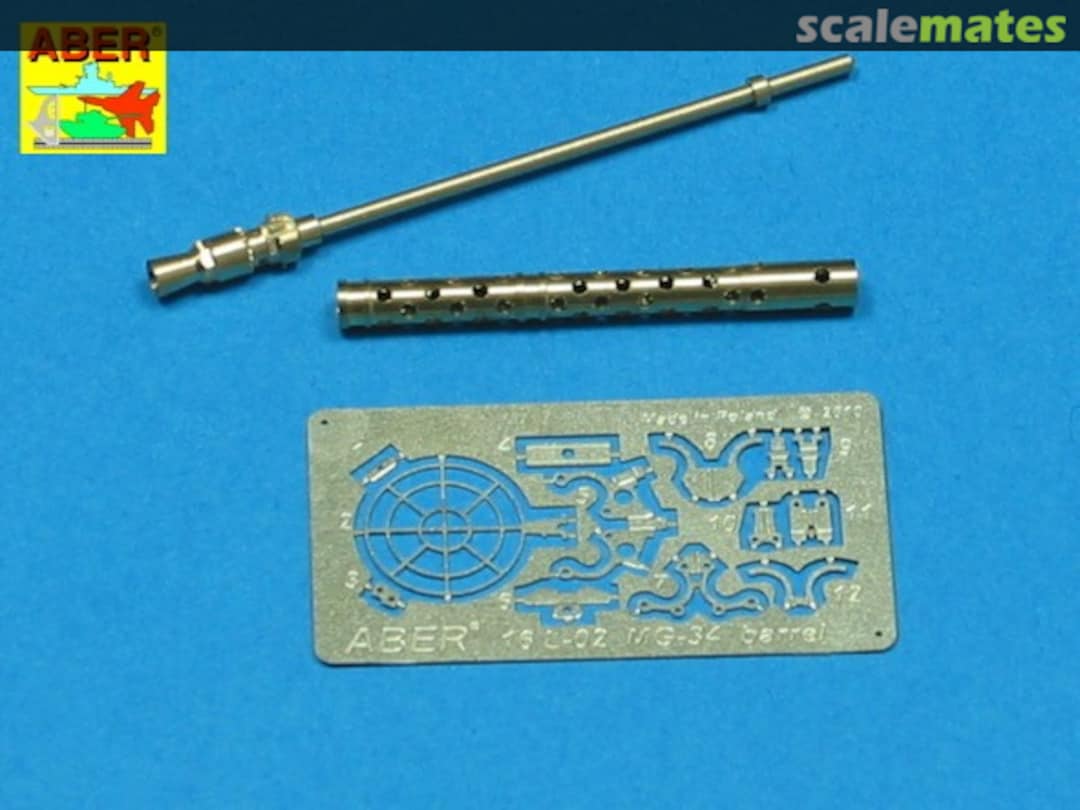 Contents Turned barrel for German machine gun MG34 16L02 Aber Contents Turned barrel for German machine gun MG34 16L02 Aber