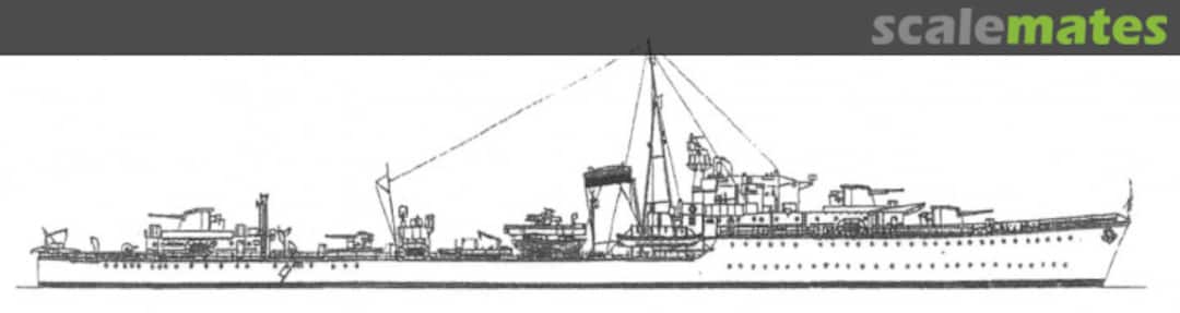 Boxart J, K & N Class Destroyers WW2 7247 APS Models