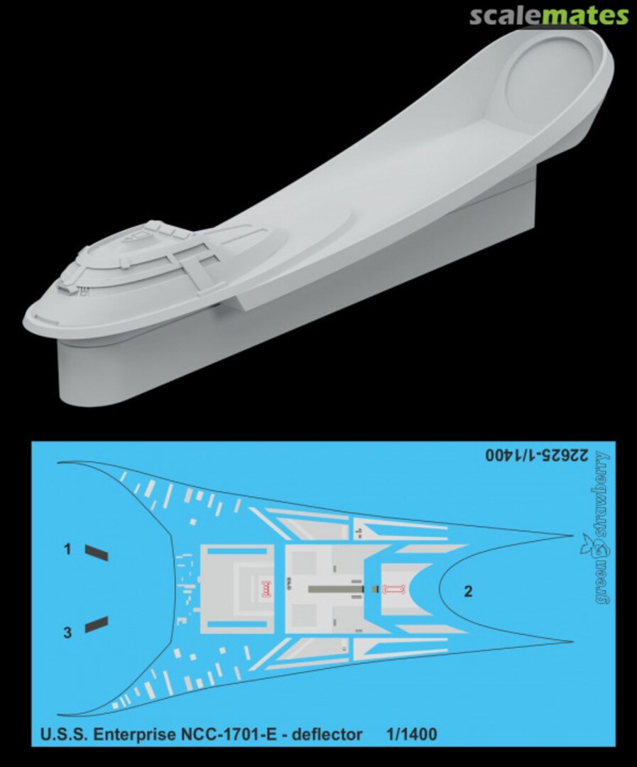 Boxart U.S.S. ENTERPRISE NCC-1701-E - deflector 22625-1/1400 Greenstrawberry Boxart U.S.S. ENTERPRISE NCC-1701-E - deflector 22625-1/1400 Greenstrawberry