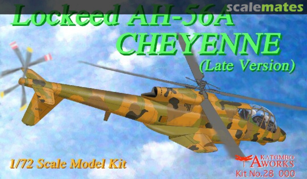 Boxart Lockheed AH-56A Cheyenne Late Version 28 Akatombo Works