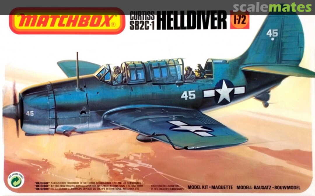Boxart Curtiss SB2C-1 Helldiver 40104 Matchbox Boxart Curtiss SB2C-1 Helldiver 40104 Matchbox
