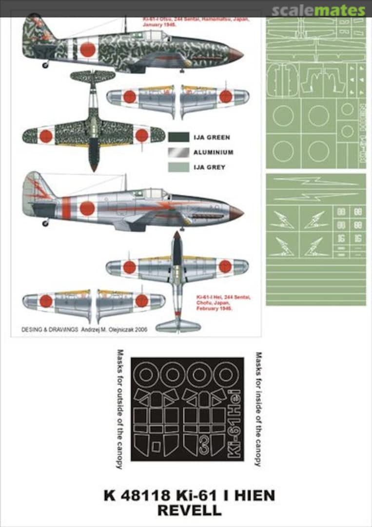Boxart Kawasaki Ki-61-I Hien K48118 Montex Boxart Kawasaki Ki-61-I Hien K48118 Montex